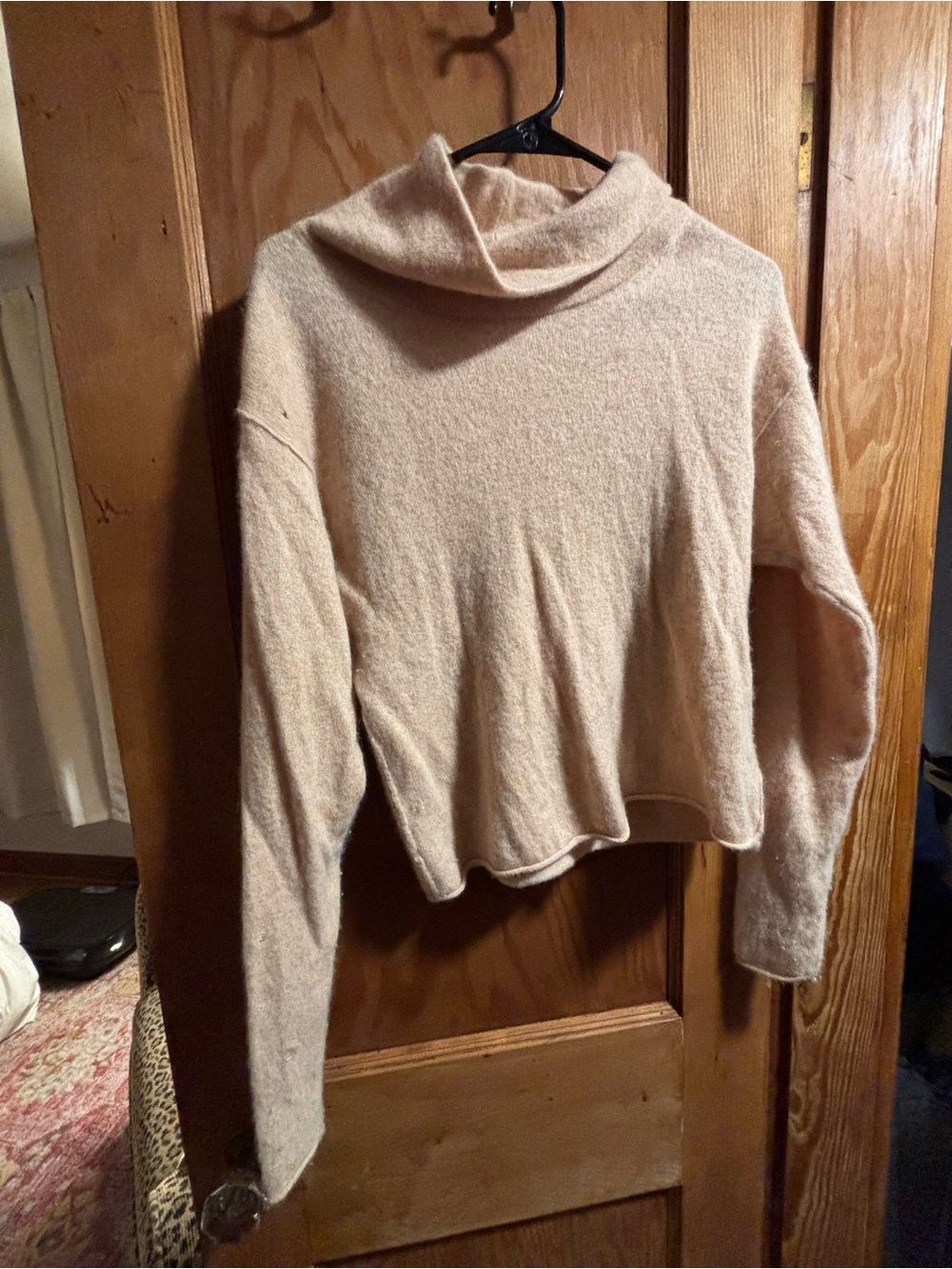 Free People Cashmere Cream Turtleneck Women's Sweater